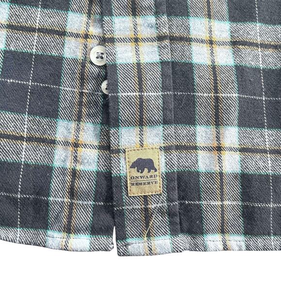 Onward Reserve Mens Field Flannel Shirt Plaid Classic Fit Large Retail $138 - Picture 6 of 10